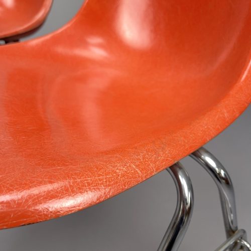 3_orange_charles_eames_fiberglas_side_chairs_stacking_base_6