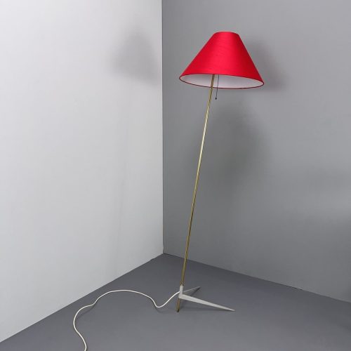 50s_stehleuchte_krähenfuß_roter_schirm_8