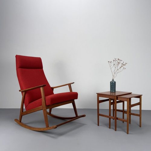 60s_teak_schaukelstuhl_rocking_chair_roter_wollstoff_1