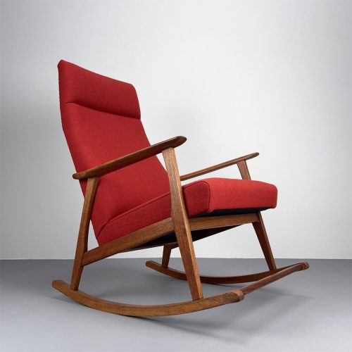 60s_teak_schaukelstuhl_rocking_chair_roter_wollstoff_2