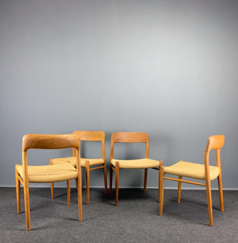 Teak Stühle Niels Ole Møller