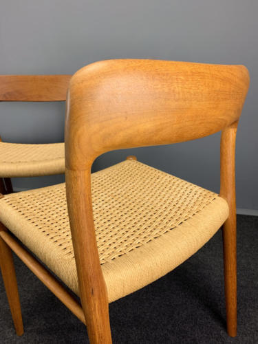 Teak Stühle Niels Ole Møller