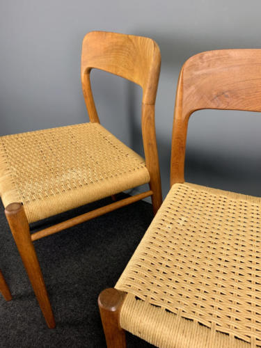 Teak Stühle Niels Ole Møller