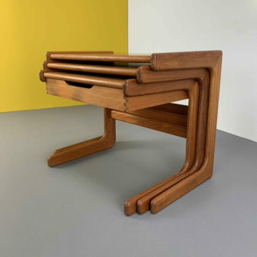 3er Set Teak-Satztische