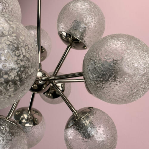 70s Sputnik Deckenleuchte