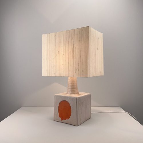 mid_century_keramik_tischleuchte_oranger_punkt_wildseide_5