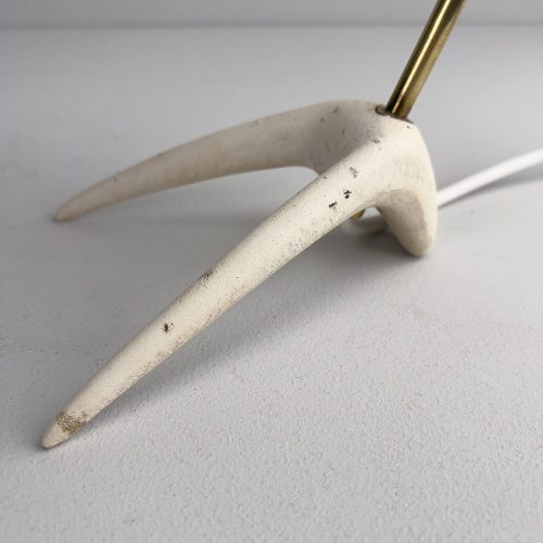 rote_tischleuchte_cosack_krähenfuß_50s_2