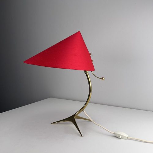 rote_tischleuchte_kalmar_messing_krähenfuß_2