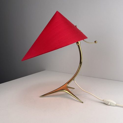 rote_tischleuchte_kalmar_messing_krähenfuß_6
